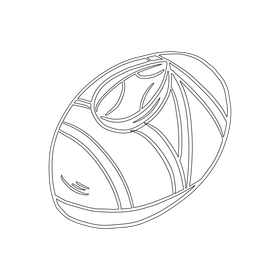 White milk chocolate with almond black and white clipart