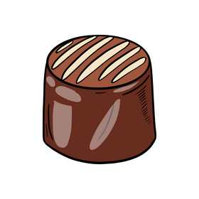 Chocolate truffle clipart