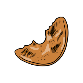 Dried fruit slices clipart