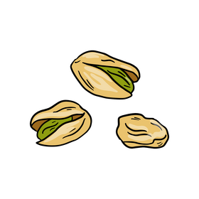 Pistachio nuts clipart