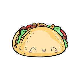 Kawaii sandwich clipart