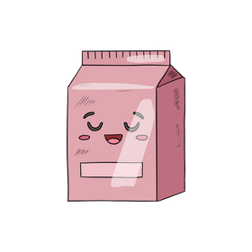 Kawaii juice clipart