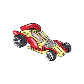 Racing car clipart
