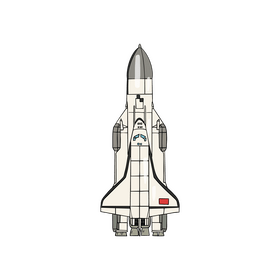Rocket astronomy cartoon clipart