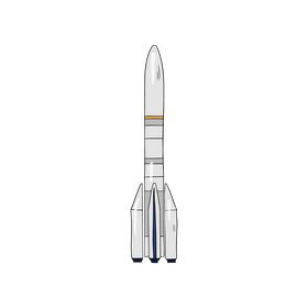 Rocket drawing clipart