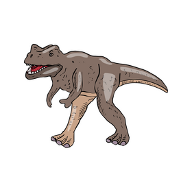 Cartoon baby dinosaur, tyrannosaurus rex clipart free download