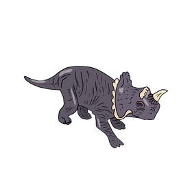 Triceratops dinosaur clipart