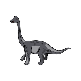 Long neck dinosaur clipart