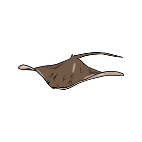 Ramp fish cartoon clipart