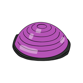 Gym fitness balance trainer clipart