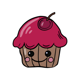 Baby cupcake pillow clipart