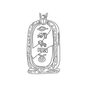 Stone board clay black and white clipart