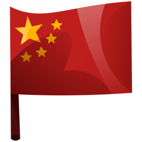 China flag clipart