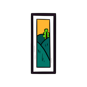 Picture on the wall clipart