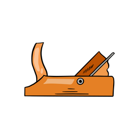 Hand plane clipart