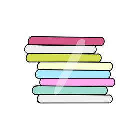 Colorful towels illustration clipart