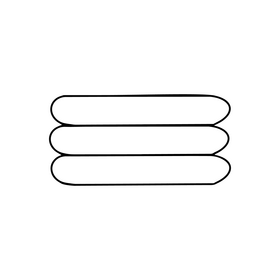 Cartoon towels black and white clipart