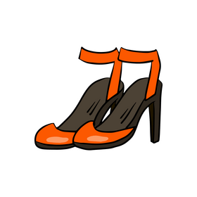 Ladies shoes clipart
