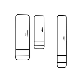 Scarves illustration black and white clipart