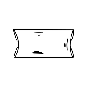 Envelope black and white clipart