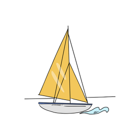 Yacht clipart