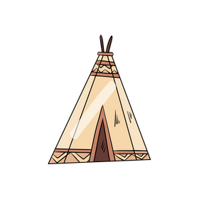 Wigwam clipart