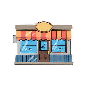 Store illustration clipart