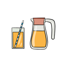 Juice cartoon clipart