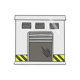 Garage door clipart