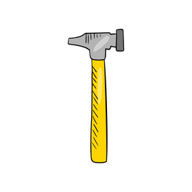 Hammer cartoon clipart