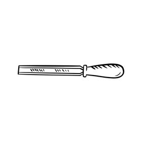Rasp black and white clipart