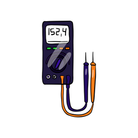 Voltmeter vector - for free download