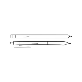 Pencils black and white clipart