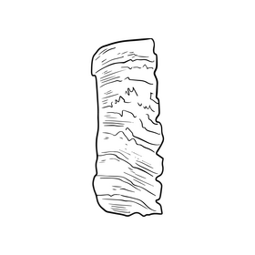 Sushi black and white clipart