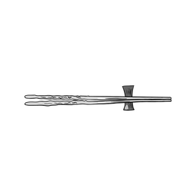 Sushi sticks clipart