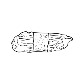 Sushi black and white clipart