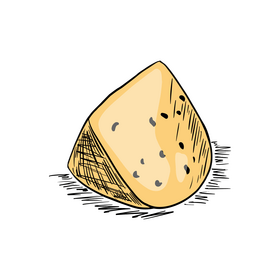 Cheese drawing clipart