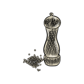Black pepper clipart