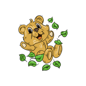Cute teddy bear clipart