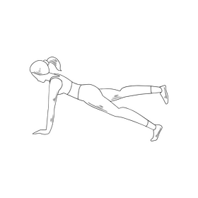 Gymnastics black and white clipart