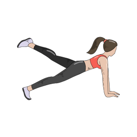 Cartoon girl doing gymnastics clipart vector free download