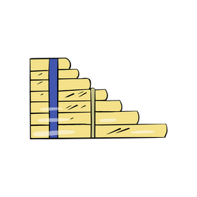 Wooden wind musical instruments clipart