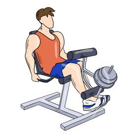 Free gym training clipart