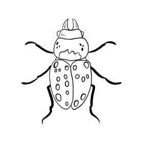 Bug Software black and white clipart free download