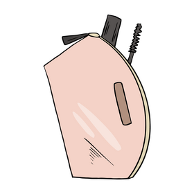 Cosmetic bag clipart