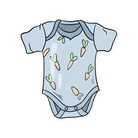 Baby's loose jacket clipart