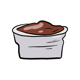 Pet trough drawing clipart