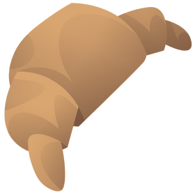 French croissant clipart
