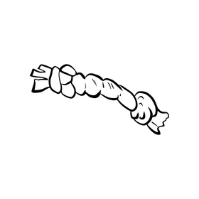 Rope black and white clipart