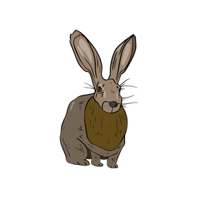Free hare clipart